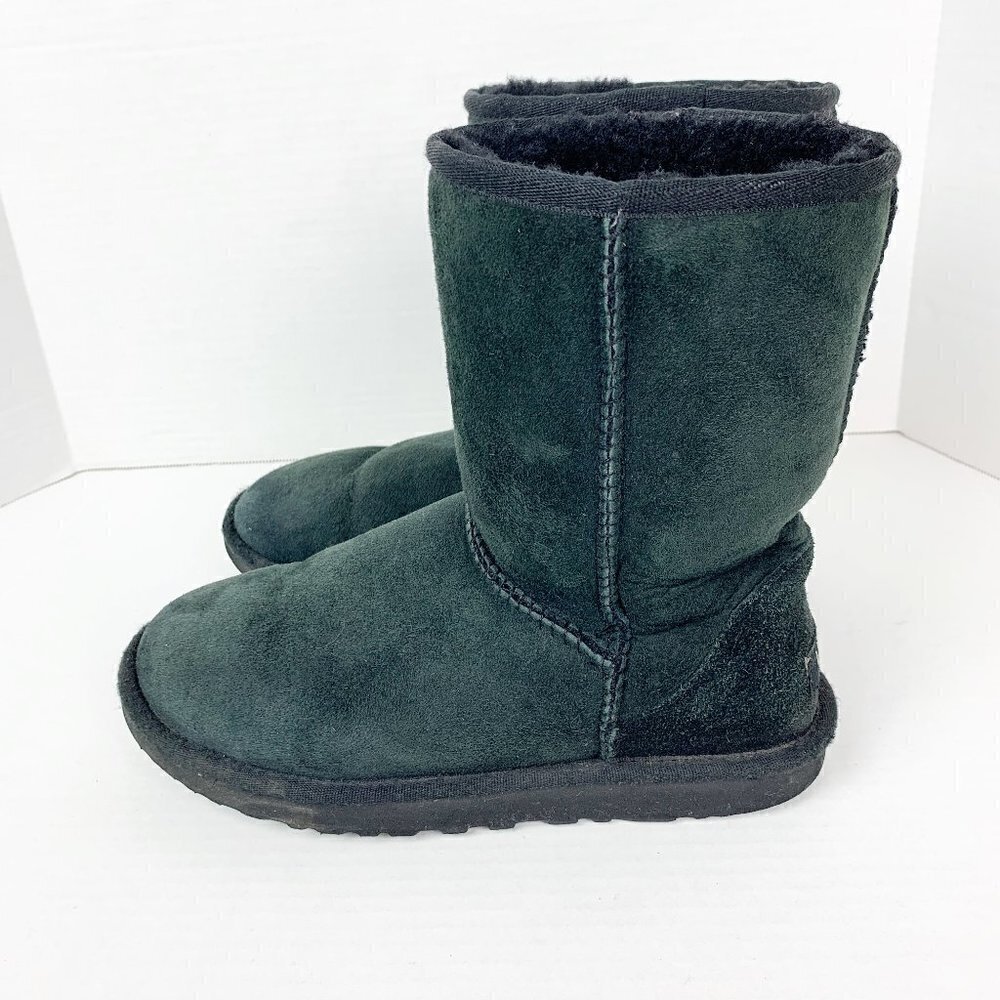 Black Suede UGGs Classic Short - Size 7